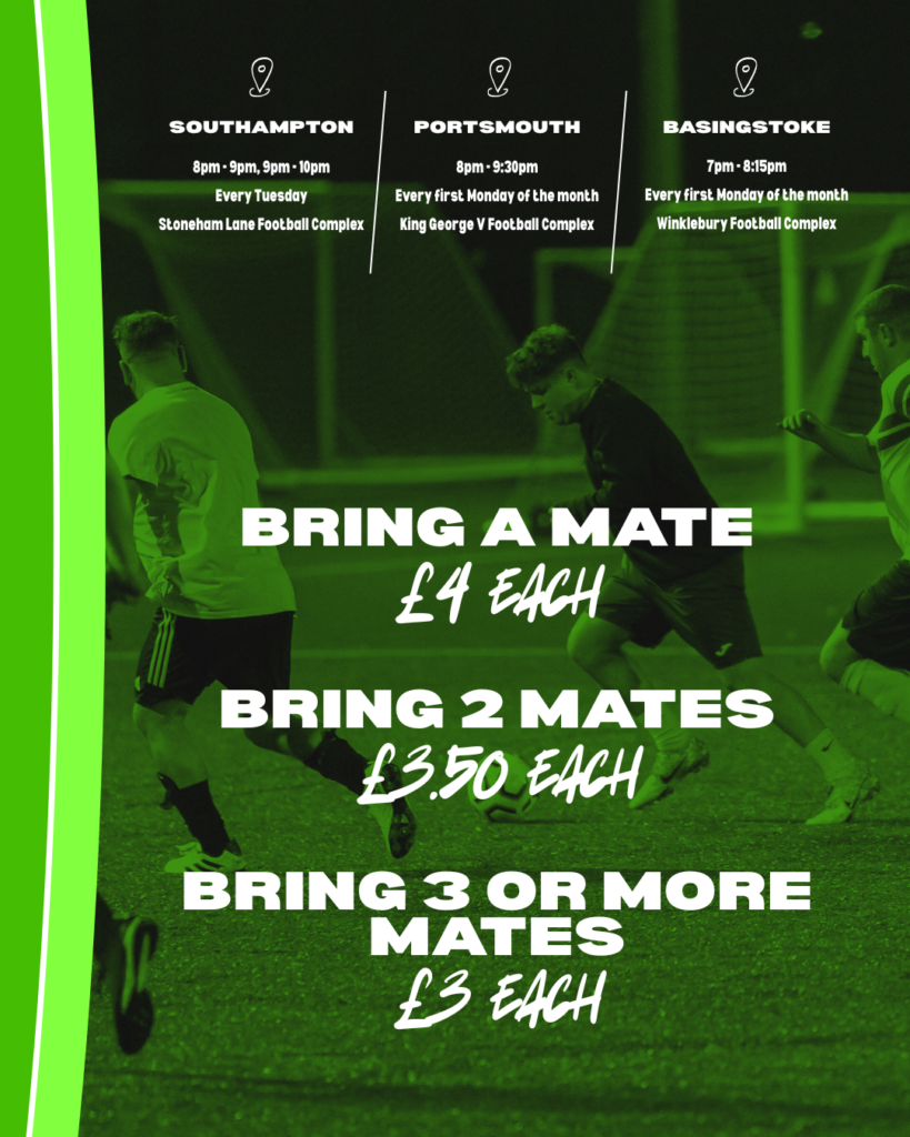 Football kickabout in Hampshire.